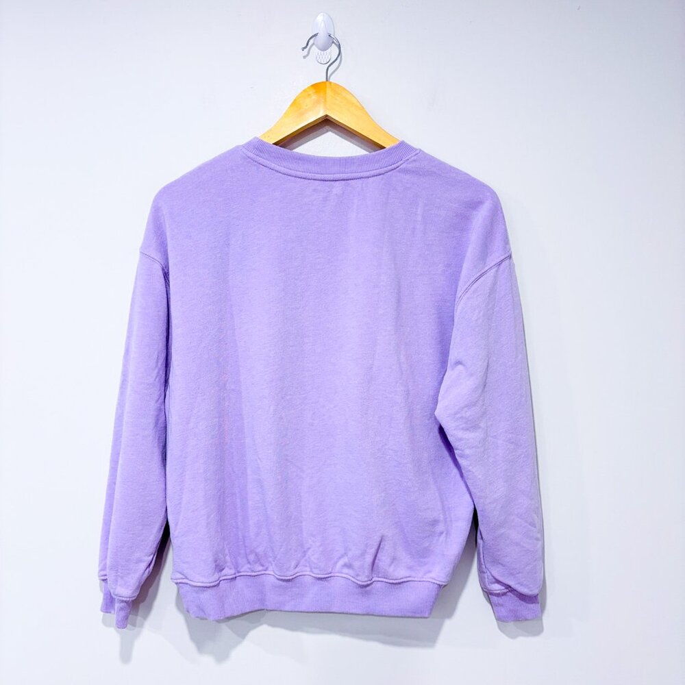 GEORGE Purple floral sweatshirt |‎ Playful casual | Large - Picture 9 of 9